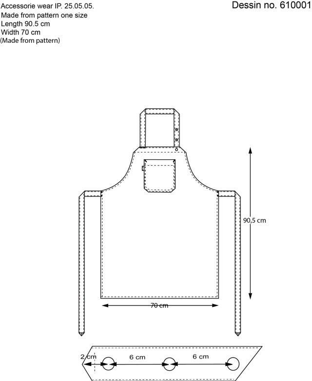Latzschürze | Brusttasche | ALL-OVER